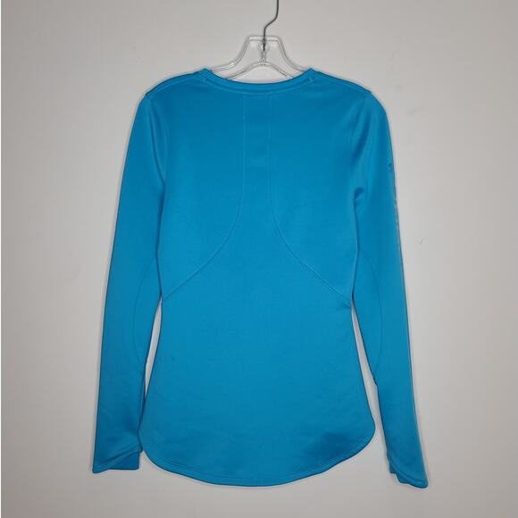 Under Armour ColdGear blue long sleeve shirt with thumbholes - XS - Picture 4 of 5